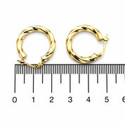 Orecchini - 18 carati Oro giallo - Made in Italy - Handmade