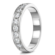 Anello - 18 carati Oro bianco - 0.54ct. tw. Diamante (Naturale)