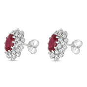 Orecchini - 18 carati Oro bianco - 3.30ct. tw. Tormalina - Diamante - Made in Italy - Handmade