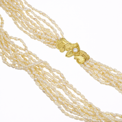 Collana - 18 carati Oro giallo - Perla barocche
