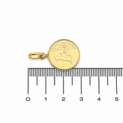 Ciondolo - 18 carati Oro giallo - Made in Italy - Handmade