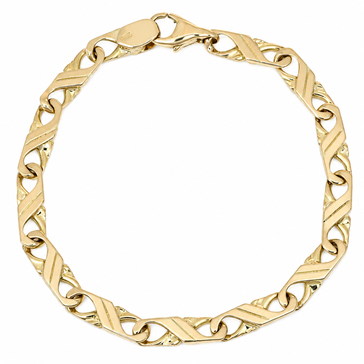 Bracciale - 18 carati Oro giallo - Made in Italy - Handmade
