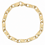 Bracciale - 18 carati Oro giallo - Made in Italy - Handmade