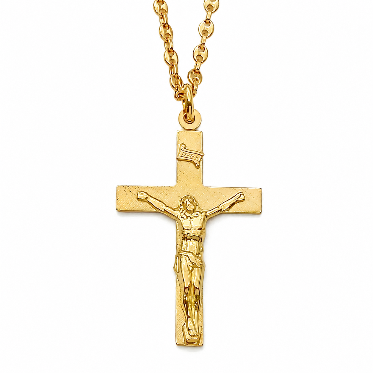 Collana con ciondolo - 18 carati Oro giallo - Made in Italy - Handmade