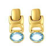 Orecchini - 18 carati Oro giallo - 16.00ct. tw. Topazio