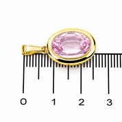 Ciondolo - 18 carati Oro giallo - 5.00ct. tw. Quarzo - Made in Italy - Handmade