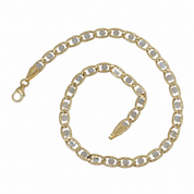 Bracciale - 18 carati Oro giallo, Oro bianco - Made in Italy - Handmade