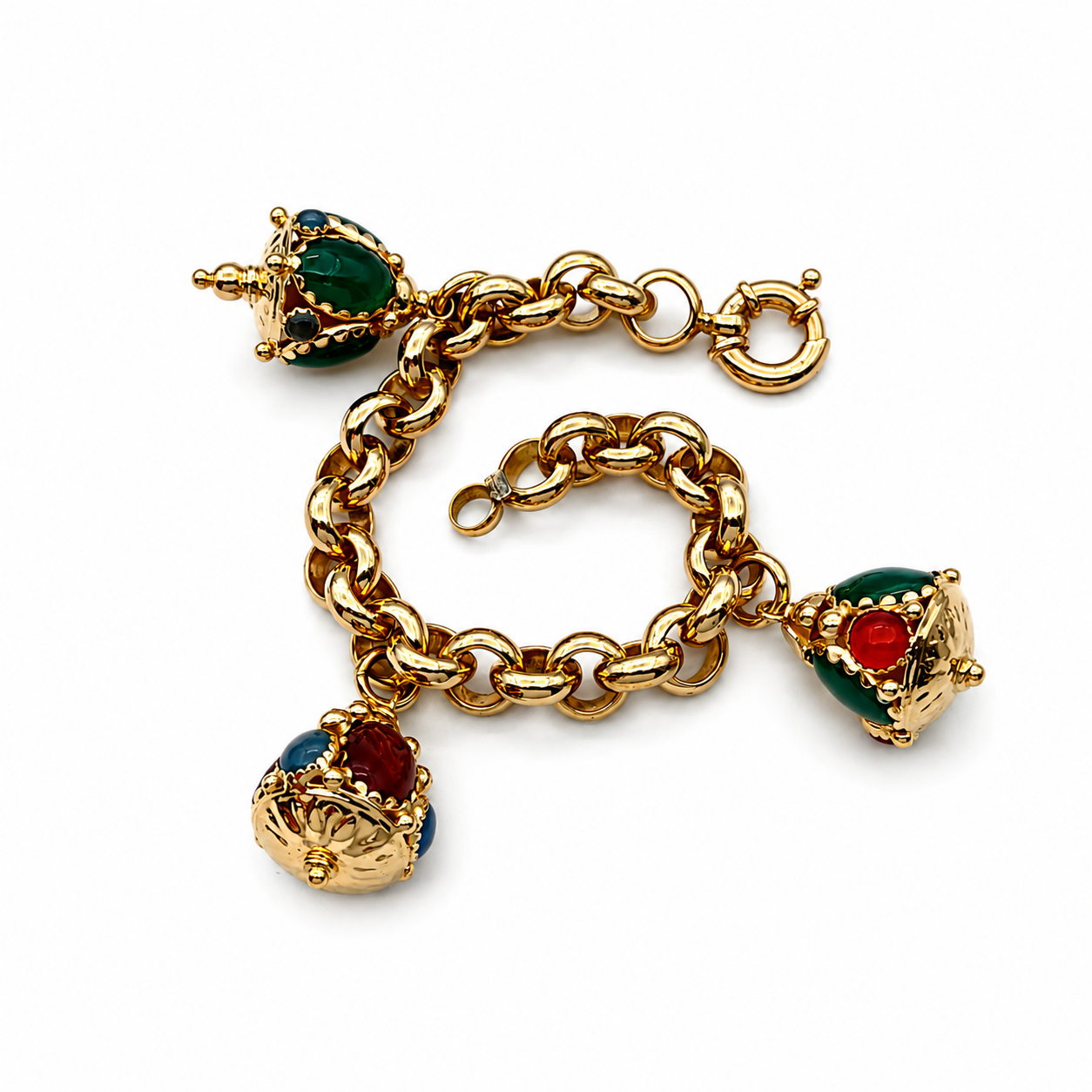 Bracciale - 18 carati Oro giallo, Agata,Corniola - Handmade - Made in Italy