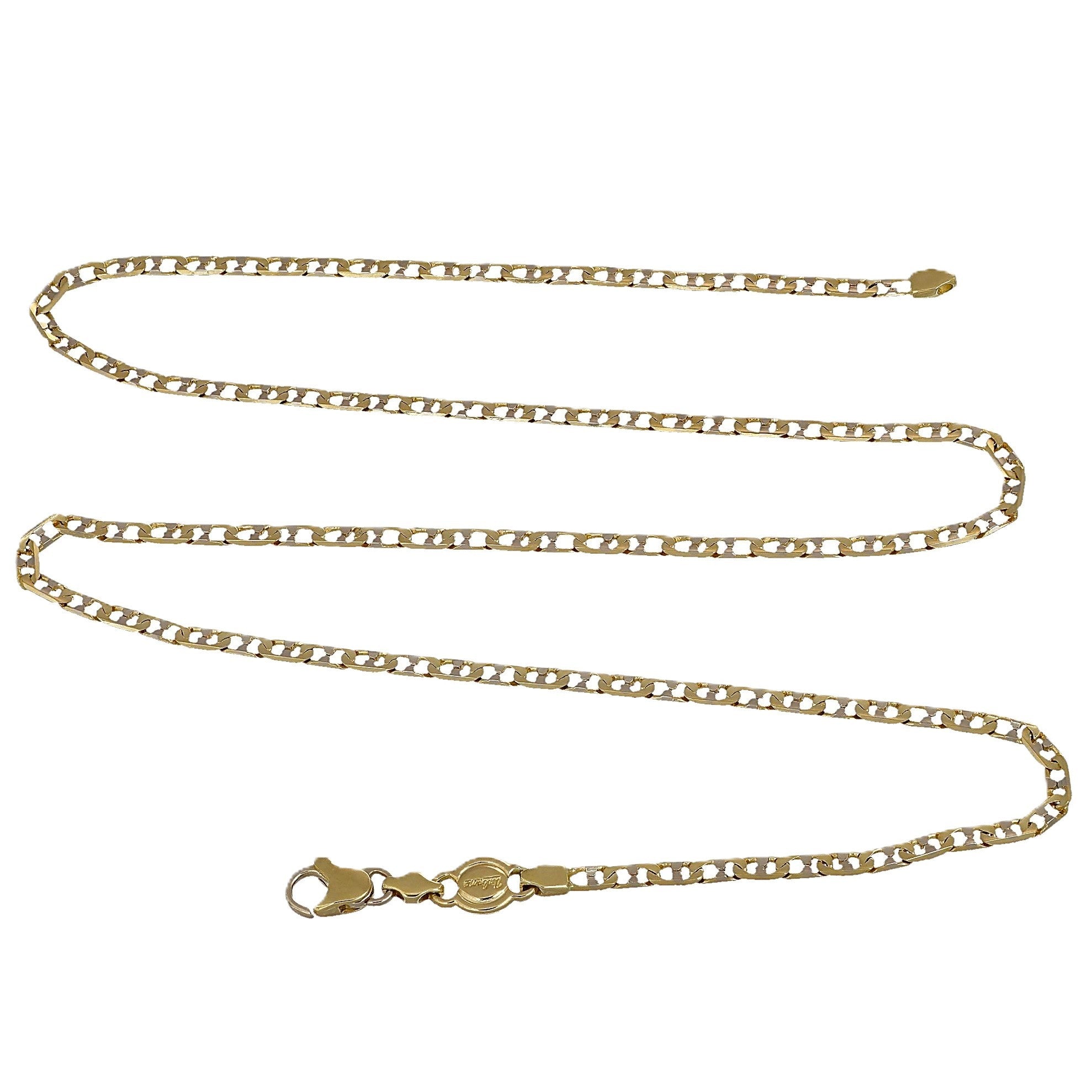 Collana in Oro giallo, Oro bianco 18 carati