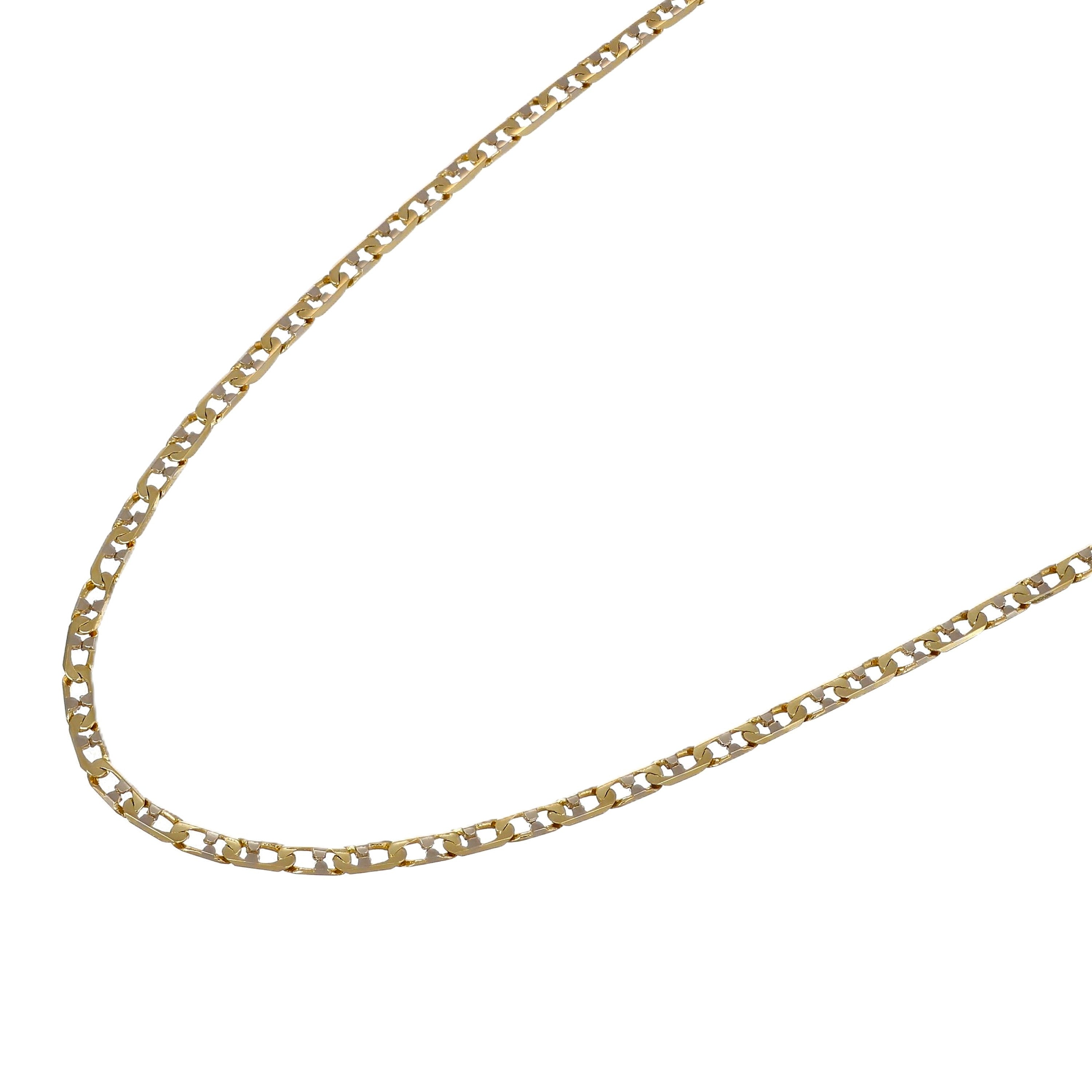 Collana in Oro giallo, Oro bianco 18 carati