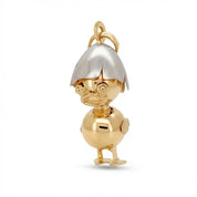 Ciondolo - 18 carati Oro giallo, Oro bianco - Made in Italy - Handmade