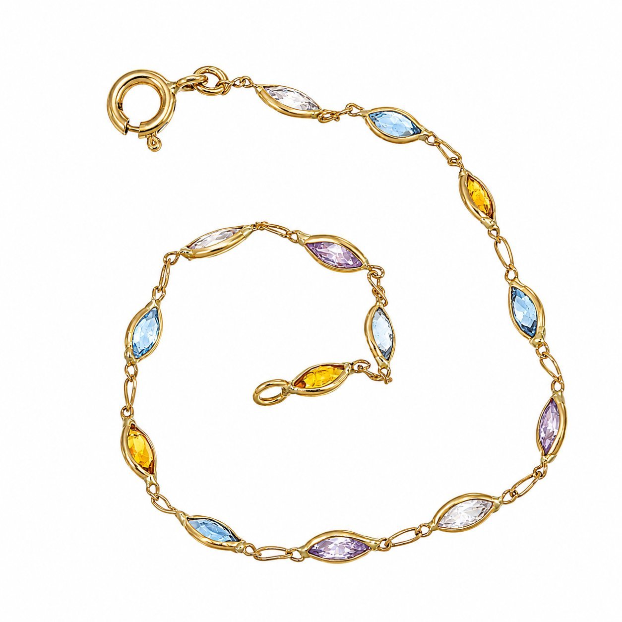 Bracciale - 18 carati Oro giallo - Made in Italy - Handmade