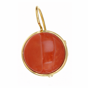 Orecchini - 18 carati Oro giallo Corallo