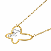 Collana con ciondolo - 18 carati Oro bianco, Oro giallo
