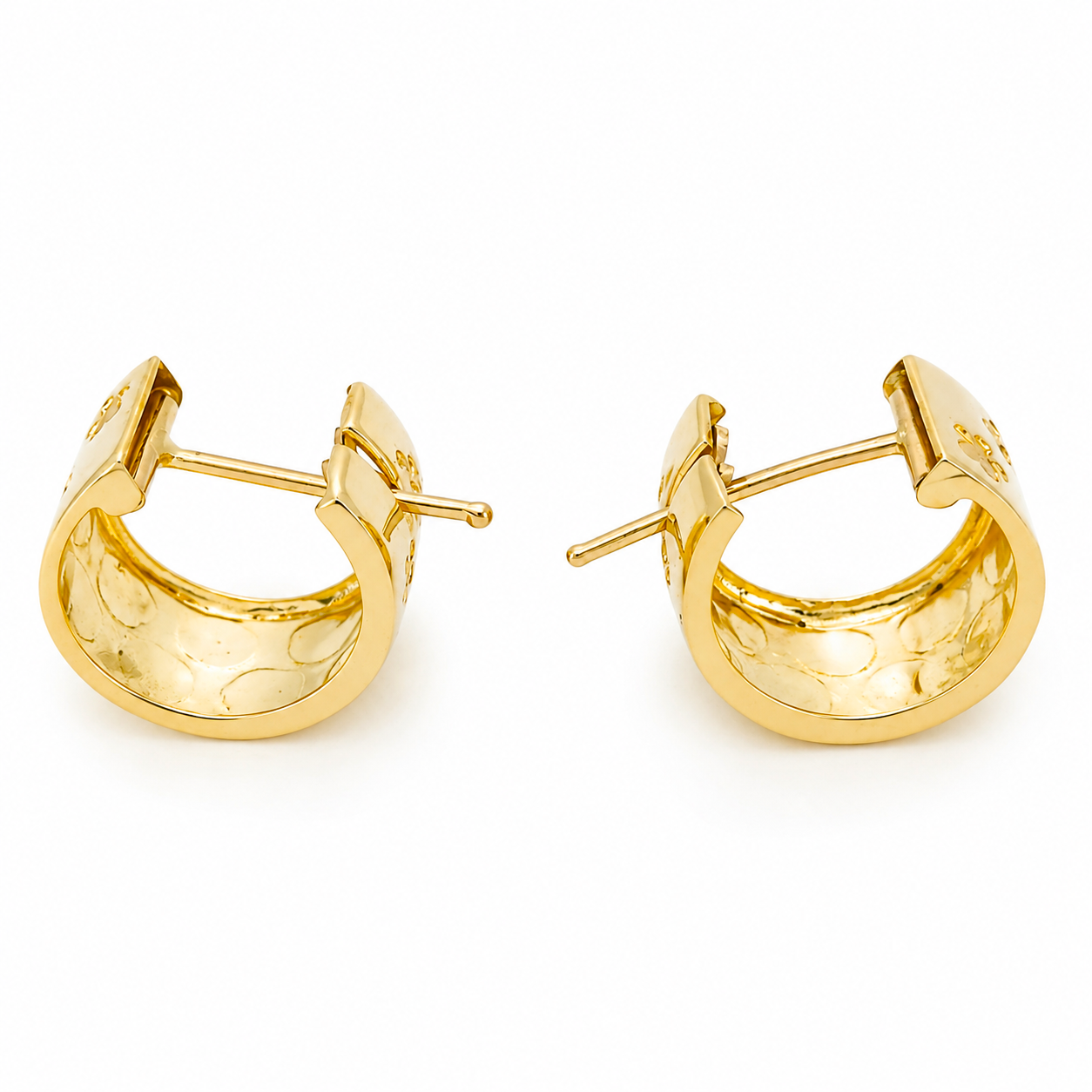 Orecchini - 18 carati Oro giallo - Made in Italy - Handmade