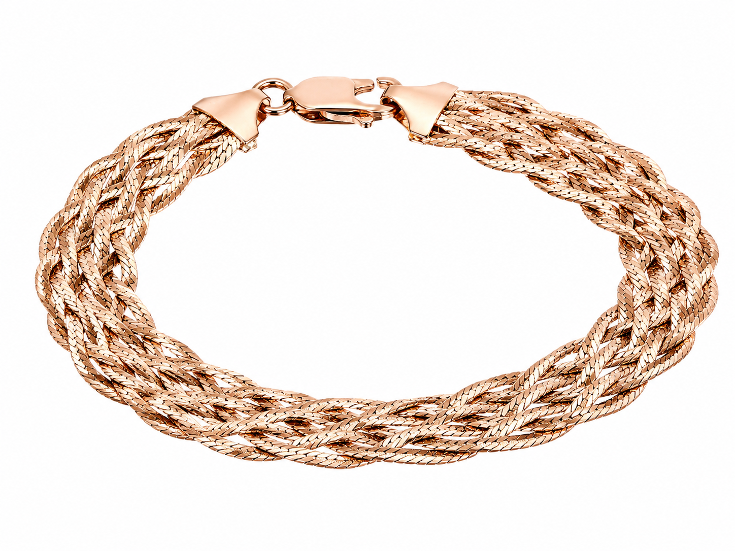 Bracciale - 14 carati Oro rosa - Made in Italy - Handmade