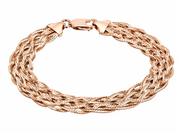 Bracciale - 14 carati Oro rosa - Made in Italy - Handmade