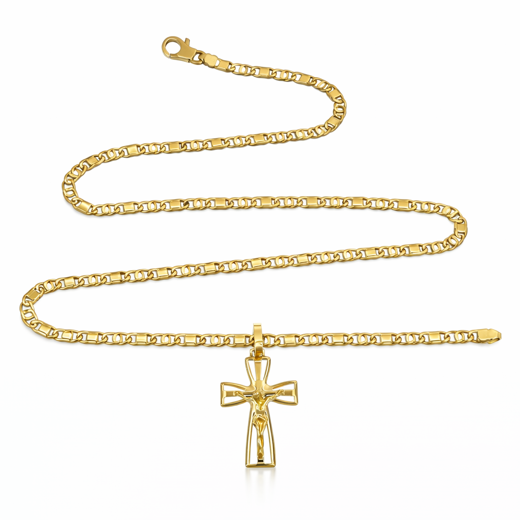 Collana con ciondolo - 18 carati Oro giallo