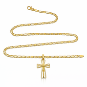Collana con ciondolo - 18 carati Oro giallo