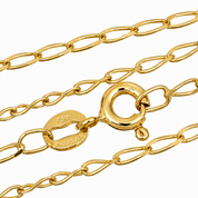Collana con ciondolo - 18 carati Oro giallo - 3.90ct. tw. Zaffiro - Made in Italy - Handmade