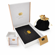 Ciondolo - 18 carati Oro giallo - 0.04ct. tw. Rubino