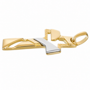 Ciondolo - 18 carati Oro giallo, Oro bianco - Made in Italy - Handmade