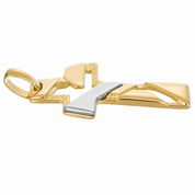 Ciondolo - 18 carati Oro giallo, Oro bianco - Made in Italy - Handmade