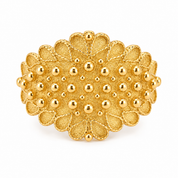Anello - 18 carati Oro giallo - Made in Italy - HandMade