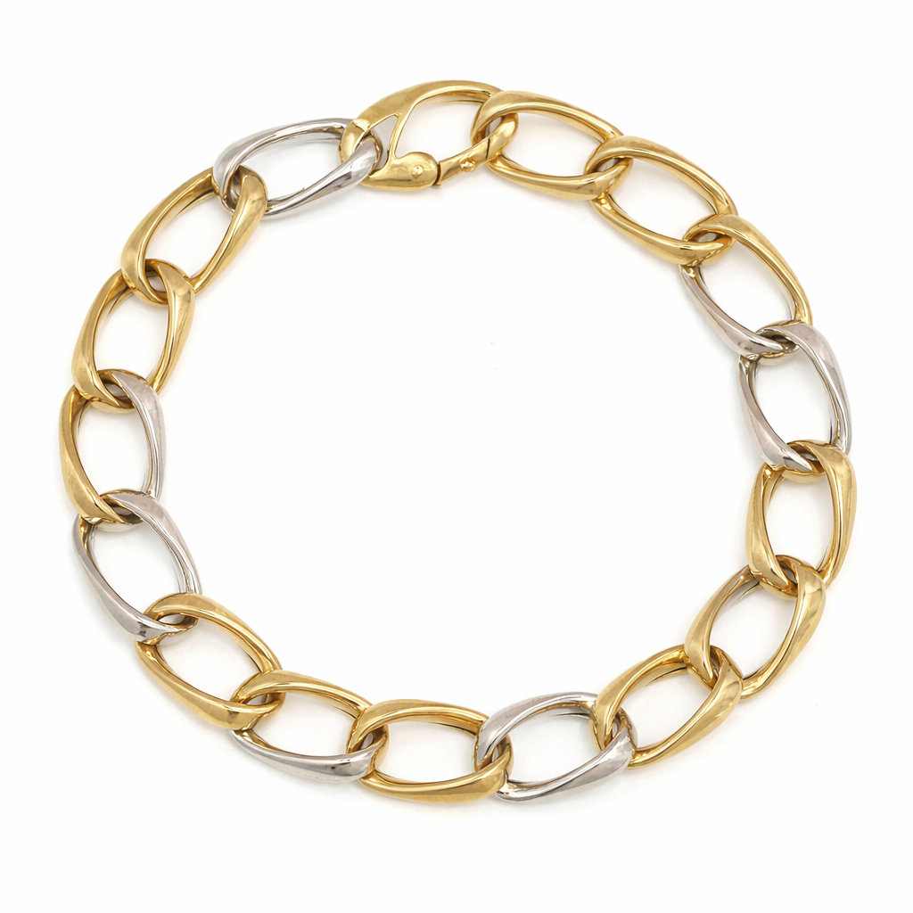 Bracciale - 18 carati Oro bianco, Oro giallo
