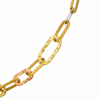 Collana - 18 carati Oro bianco, Oro giallo, Oro rosa