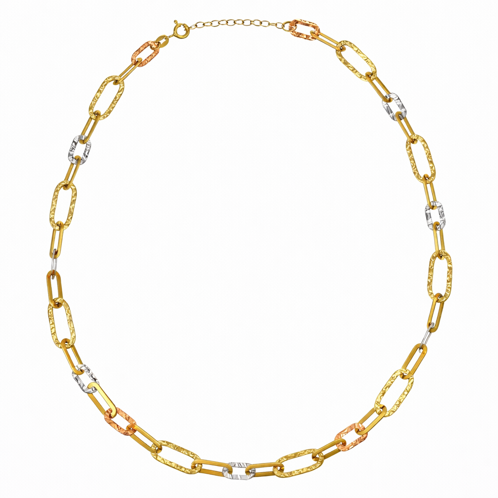 Collana - 18 carati Oro bianco, Oro giallo, Oro rosa