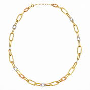 Collana - 18 carati Oro bianco, Oro giallo, Oro rosa