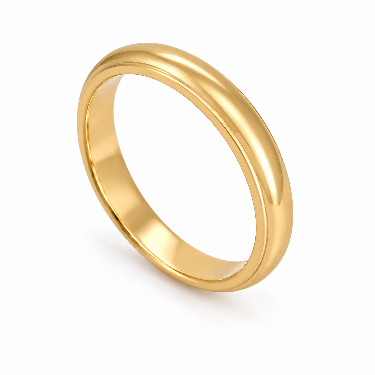 Anello - 18 carati Oro giallo - Made in Italy - Handmade