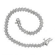 Bracciale - 14 carati Oro bianco - 2.00ct. tw. Diamante (Naturale) - Made in Italy - Handmade