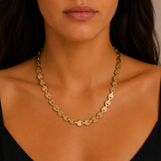Collana - 18 carati Oro giallo - Made in Italy - Handmade