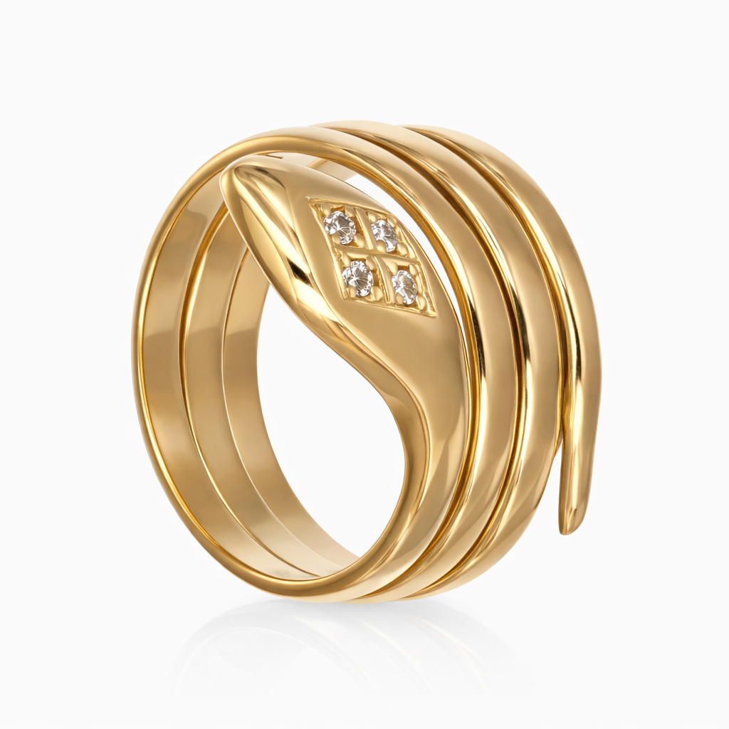 Anello - 18 carati Oro giallo - 0.06ct. tw. Diamante (Naturale)