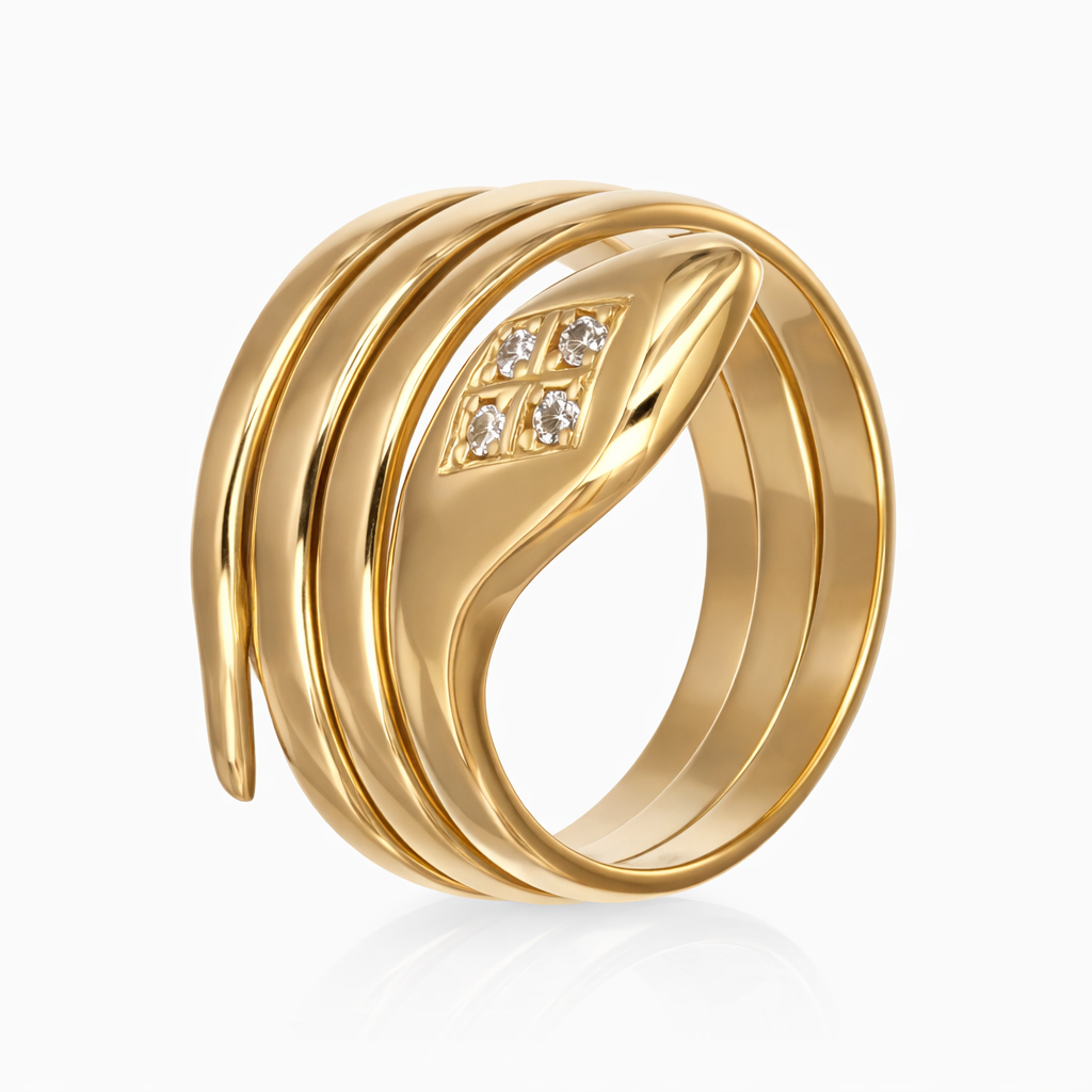 Anello - 18 carati Oro giallo - 0.06ct. tw. Diamante (Naturale)