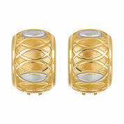 Orecchini - 18 carati Oro giallo, Oro bianco - Made in Italy - Handmade
