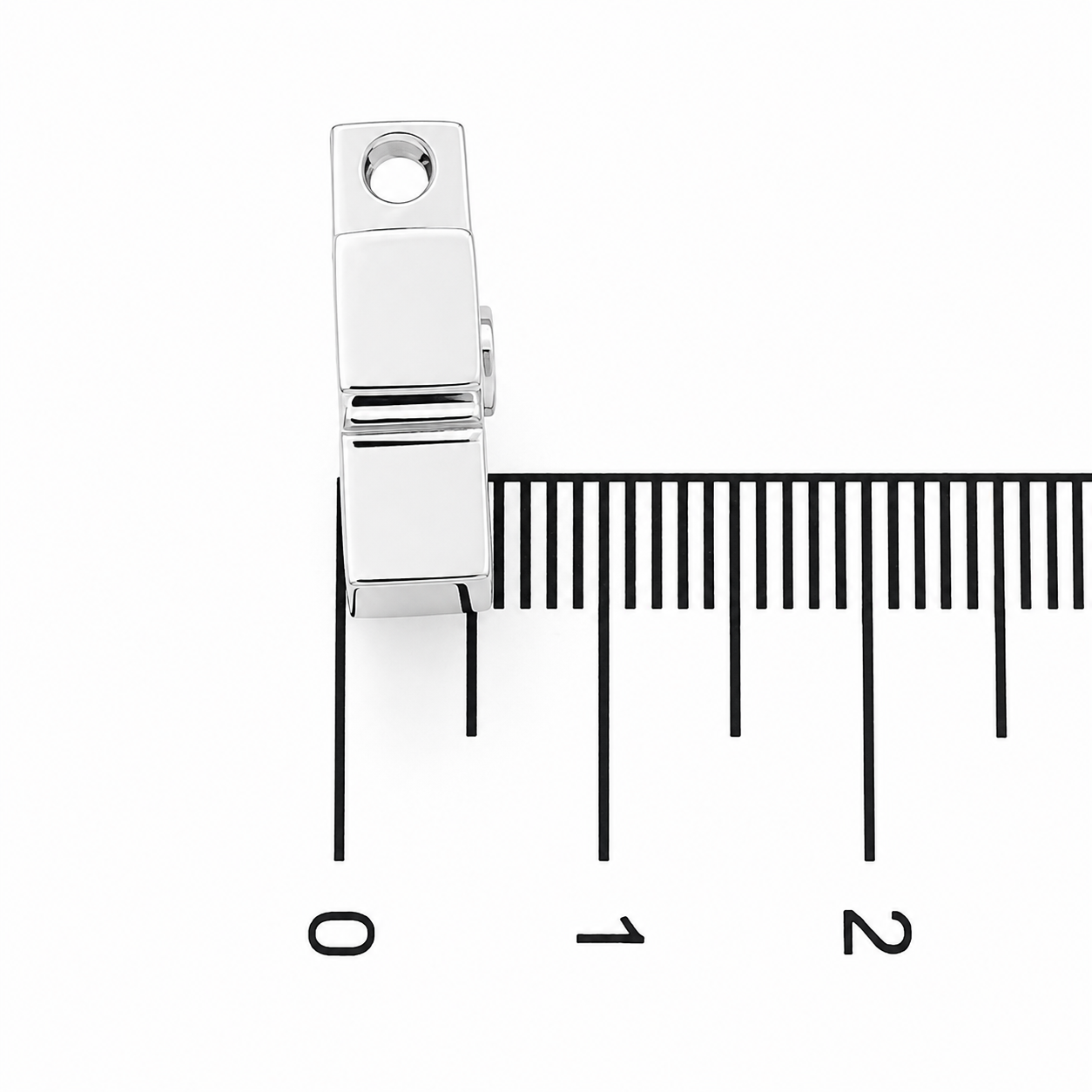 Ciondolo - 18 carati Oro bianco - 0.90ct. tw. Diamante (Naturale) - Made in Italy - Handmade