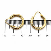 Orecchini - 18 carati Oro giallo - Made in Italy - Handmade