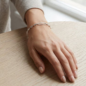 Bracciale - 18 carati Oro bianco - Made in Italy - Handmade