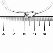 Bracciale - 18 carati Oro bianco - 0.12ct. tw. Diamante (Naturale) - Made in Italy - Handmade