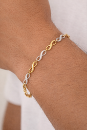 Bracciale - 18 carati Oro bianco, Oro giallo