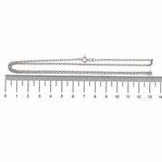 Collana - 18 carati Oro bianco - Made in Italy - Handmade