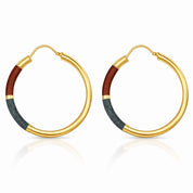 Orecchini - 18 carati Oro giallo - Made in Italy - HandMade