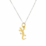 Collana con ciondolo - 18 carati Oro giallo, Oro bianco