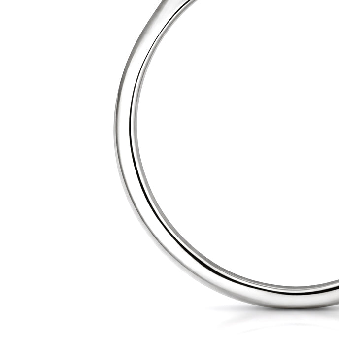 Anello - 18 carati Oro bianco Acquamarina - Diamante