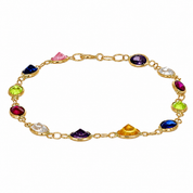 Bracciale - 18 carati Oro giallo - Made in Italy - Handmade