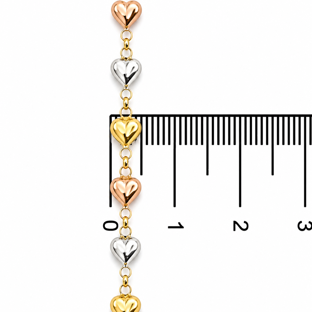 Bracciale - 18 carati Oro giallo, Oro rosa, Oro bianco - Made in Italy - Handmade