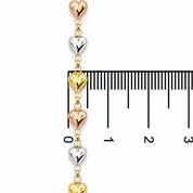 Bracciale - 18 carati Oro giallo, Oro rosa, Oro bianco - Made in Italy - Handmade